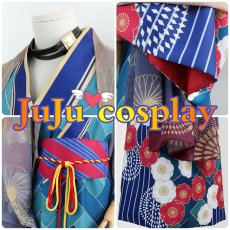 画像4: A3!　エースリー　春組　SUMMER YUKATA COLLECTION　びろーど納涼祭　皆木綴　コスプレ衣装 (4)